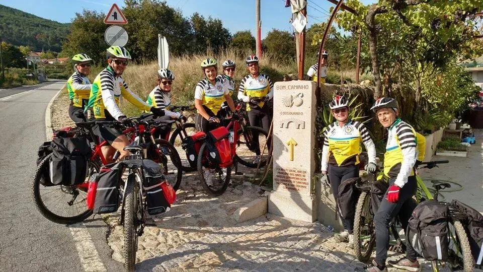 The central way from Porto to Santiago de Compostela