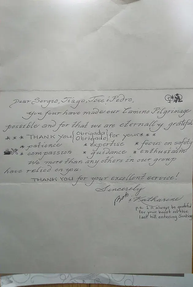 Bike tours Portugal Friends Letters