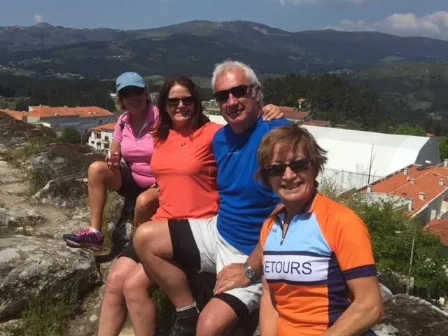 Melgaço with mountain view