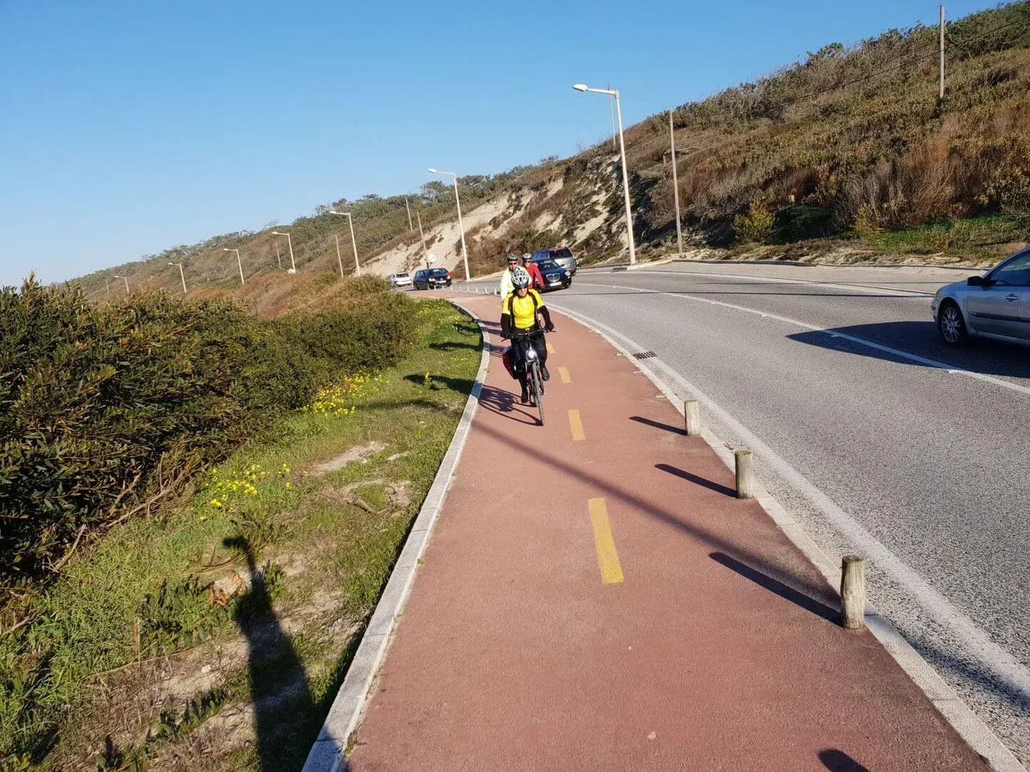 sao pedro de moel cycling lane